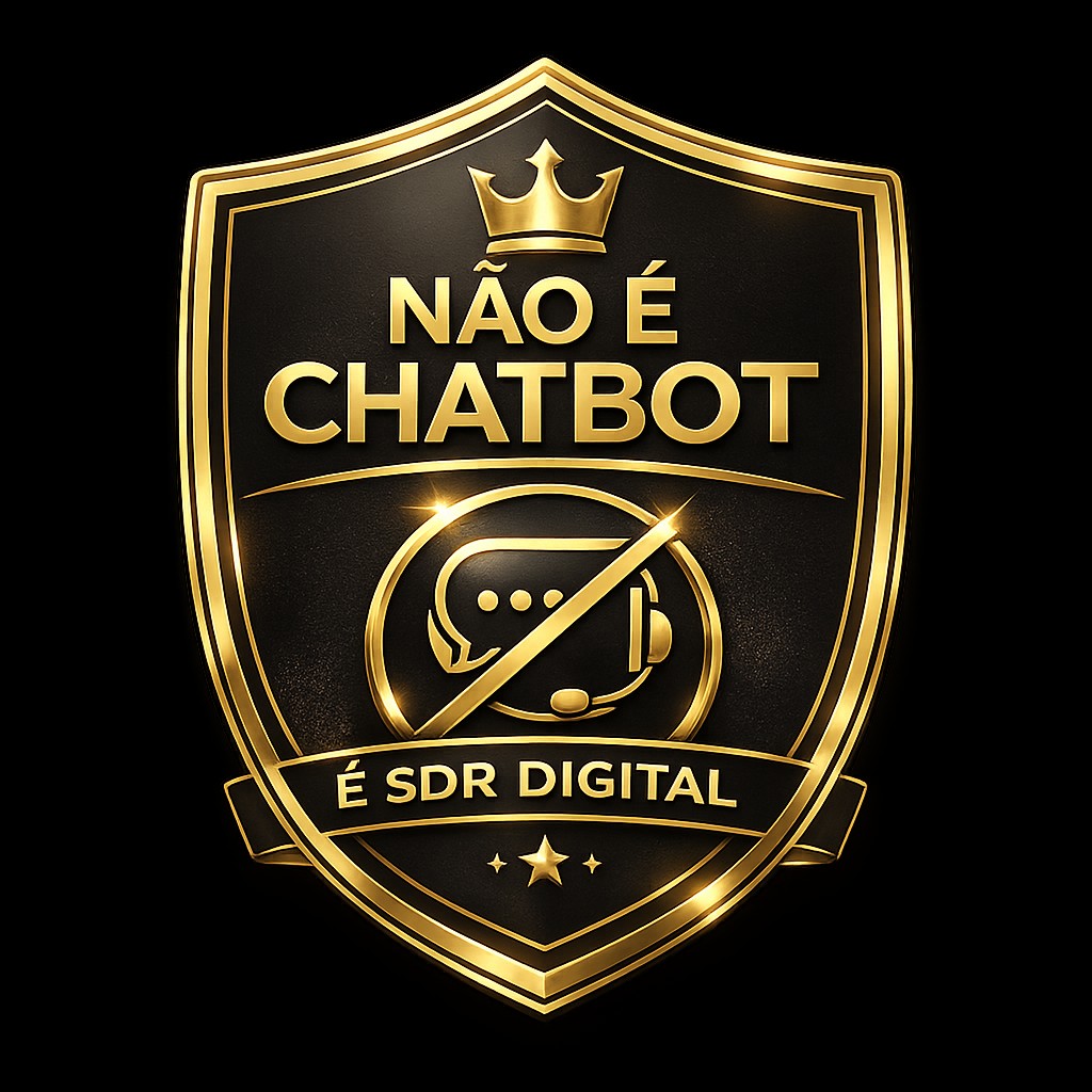 Não é chatbot — é profissional digital